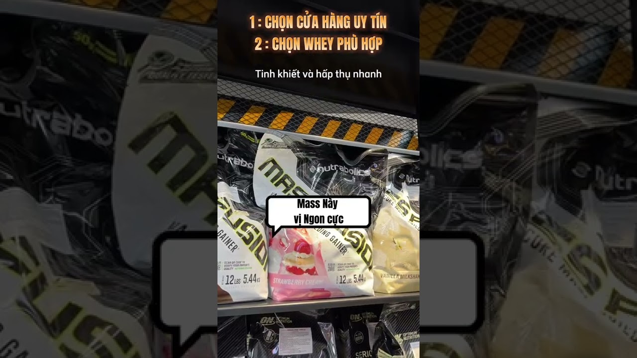 Lỡ Tập Gym Vỡ Lòng? Chọn Whey Tăng Cơ Đúng Cách! 💪 #shorts
