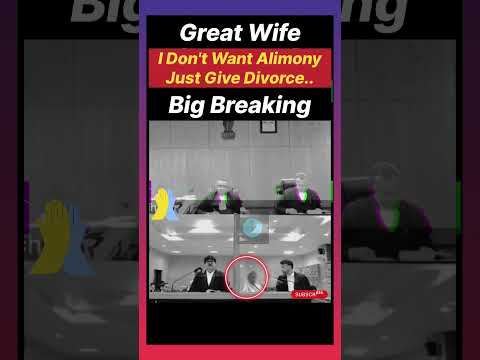 Great news | Wife rejected Maintenance Just demanded divorce#judge#divorce#argument#498a#legalcourts