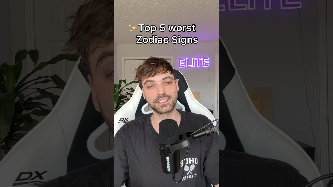 Top 5 Least Favorable Zodiac Signs