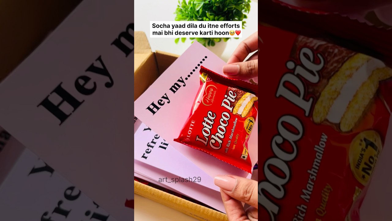 DIY Gift Hamper | Perfect Surprise Idea 🎀