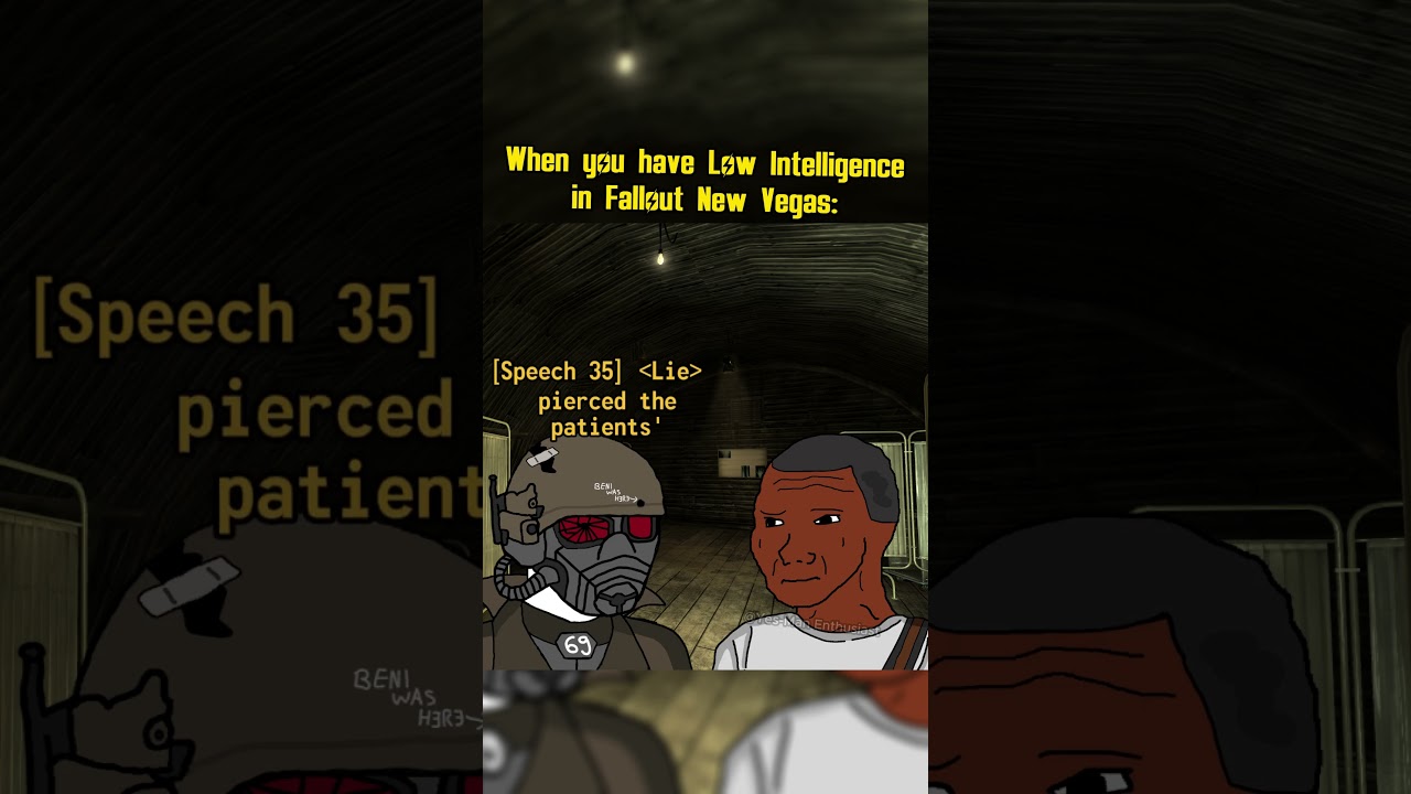 When you have Low Intelligence in Fallout New Vegas #fallout #memes #shorts