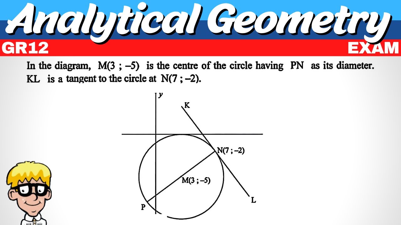 Grade 12 Analytical Geometry Exam Questions