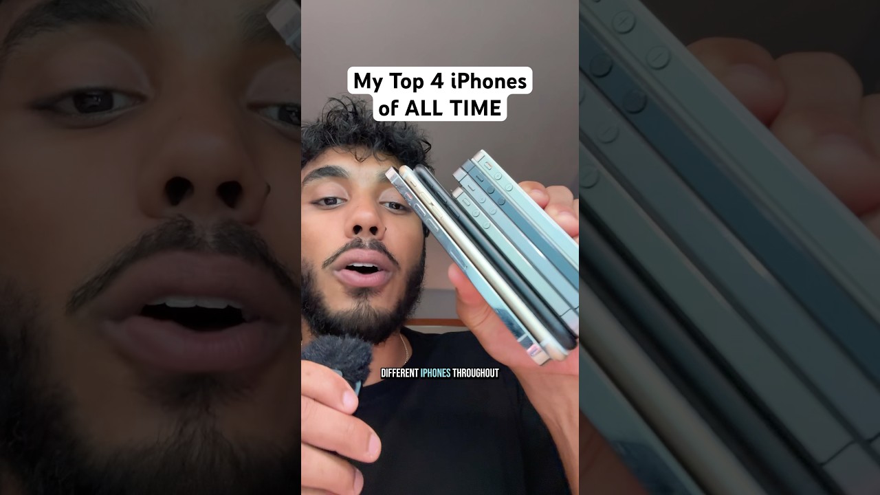 Top 4 iPhones of All Time 📱