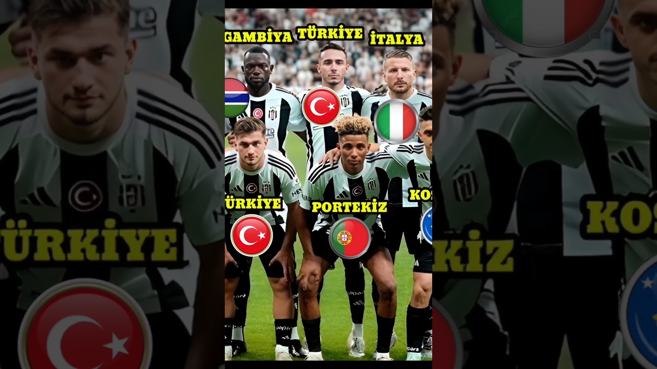 2024 Beşiktaş 2024 Kadrosu Nereli? (BJK 4-2 ANT) ⚽