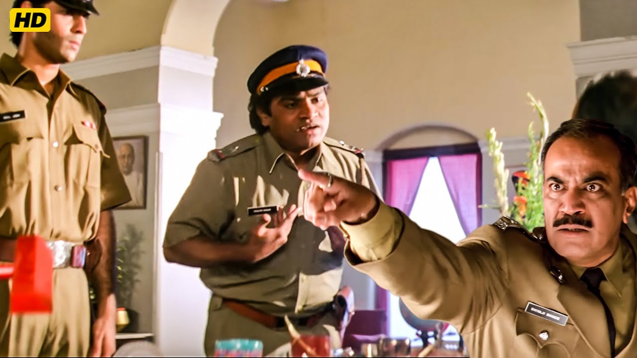 जब पुलिस ने जॉनी का रियल एक्शन दिखाया | Nana Patekar, Johnny lever Comedy Movie Scene