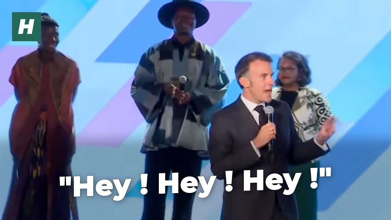 Macron critique une foule dissipée au Kenya 🇰🇪