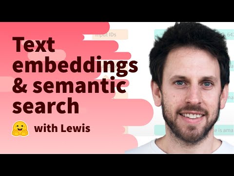 Text embeddings & semantic search