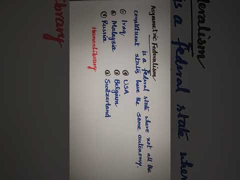 Asymmetric Federalism