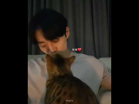 [이준호] 냥이랑 알콩달콩 눈에서 꿀 뚝뚝❤️