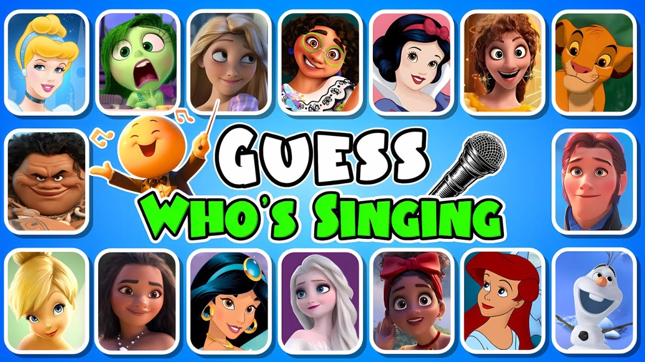 Guess 100 Disney Princesses Singing 🎶