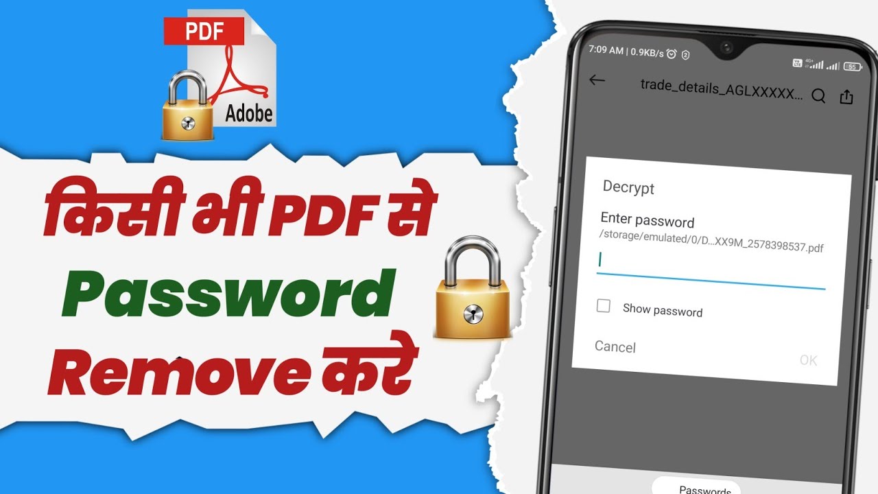 Guide to Removing Passwords from PDF Files on Android