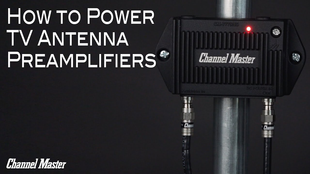 Powering Your TV Antenna Preamplifier 📶