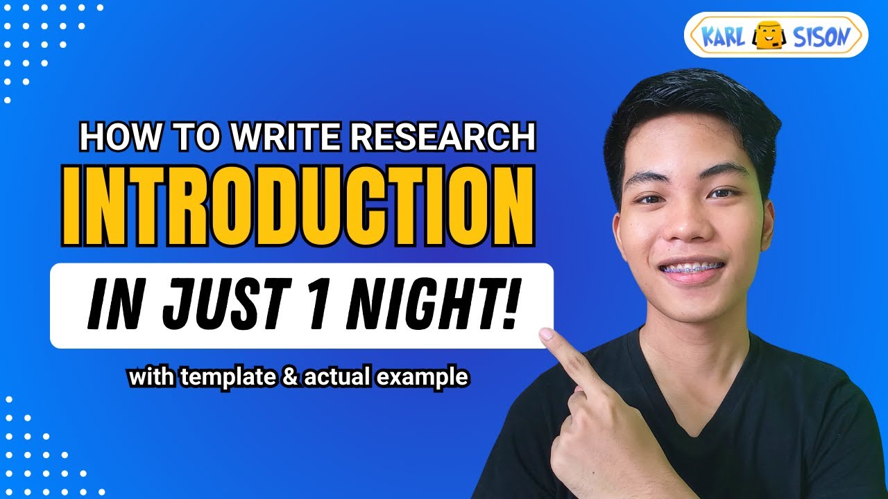 Write Your Research Introduction in 1 Night! 📝