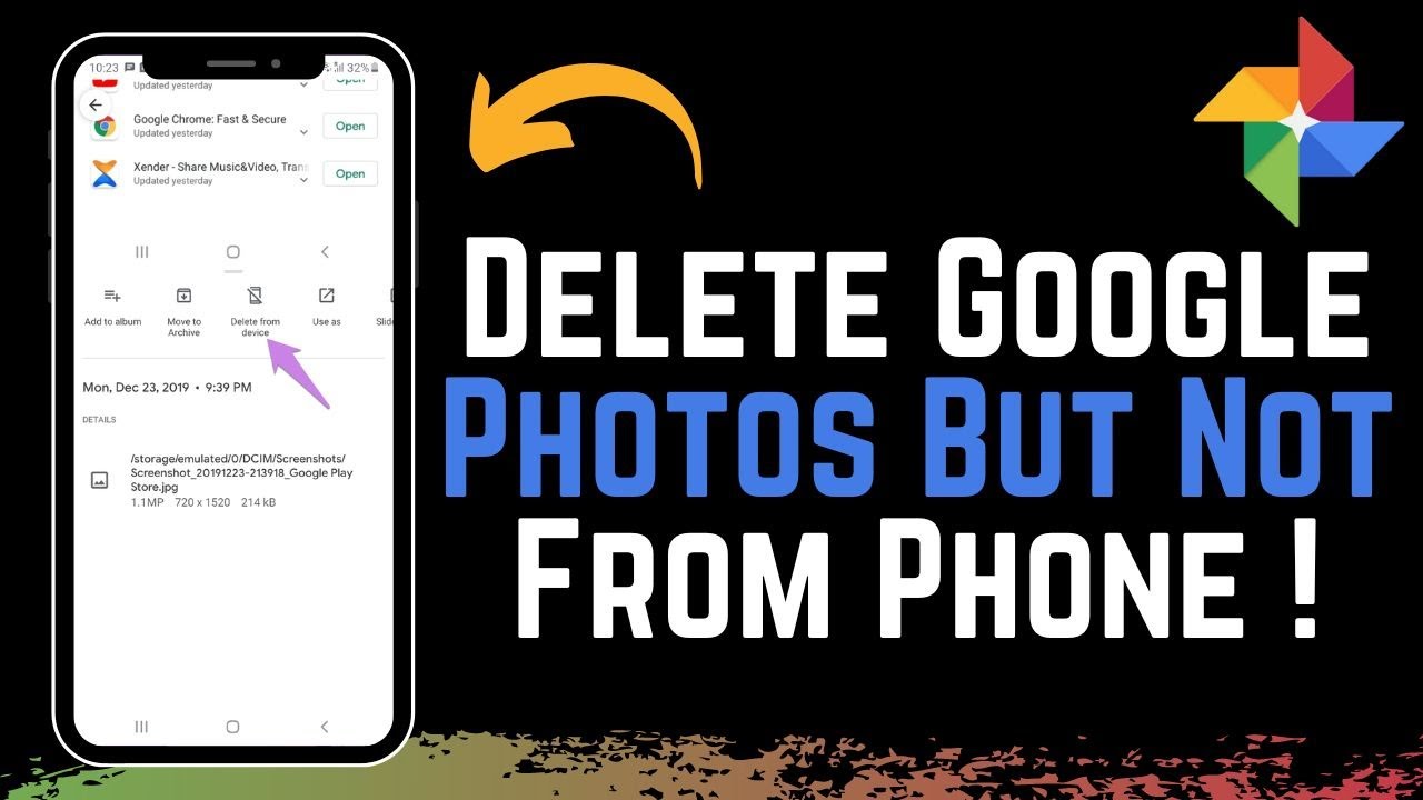 Delete Google Photos Without Removing from Phone 📱