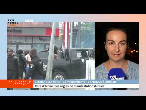 Côte d'Ivoire : les règles de manifestation durcies