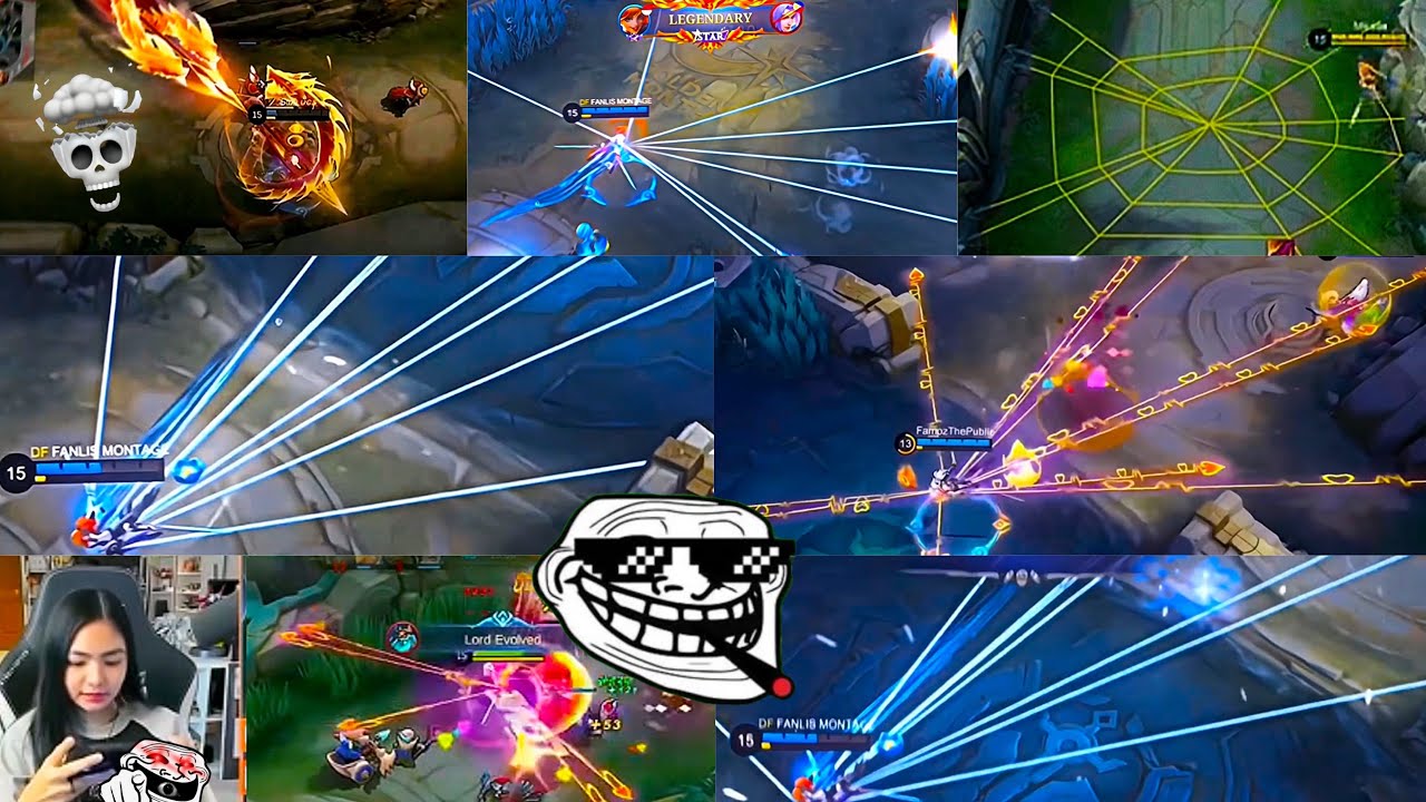 Epic Fanny Model Ultimate Freestyle ๐ | MLBB Funny Moments & TikTok Highlights