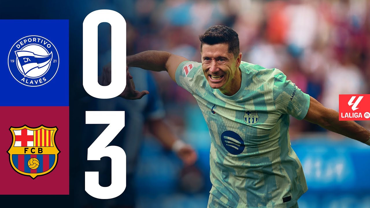 Alavés 0-3 Barcelona: Lewandowski's Hat-Trick Secures Win