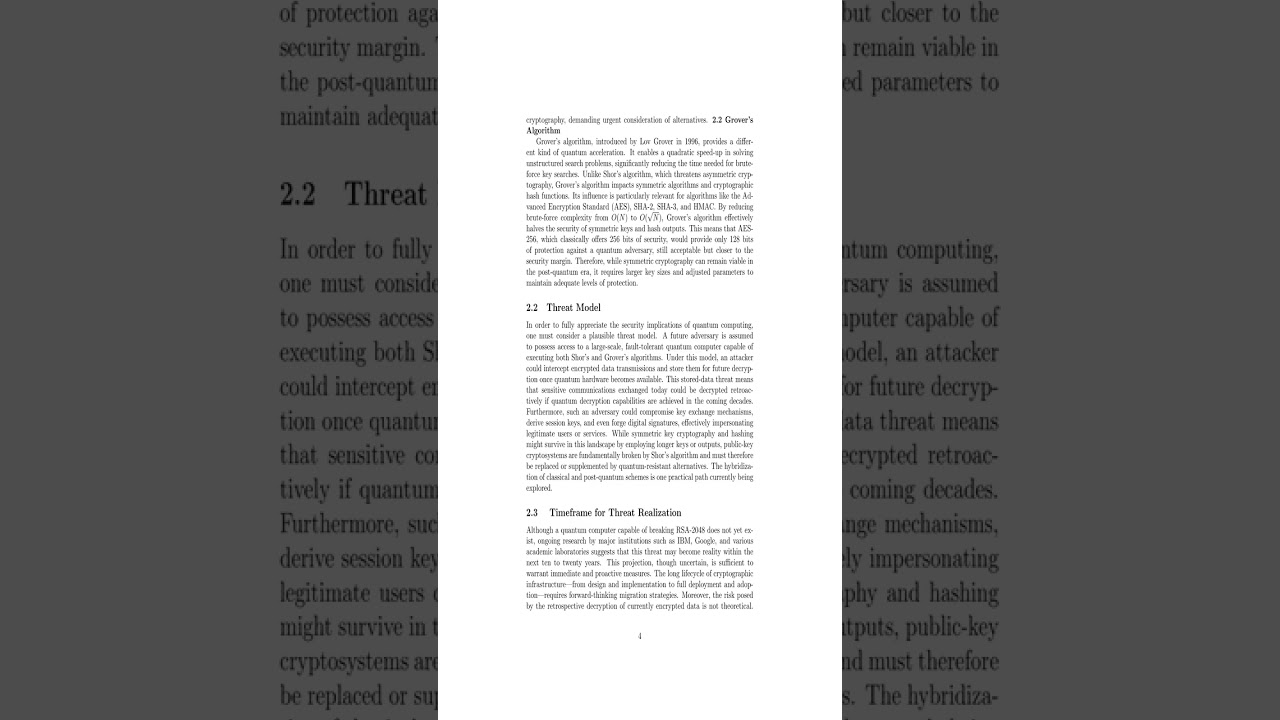 Classical vs. Post-Quantum Cryptography: Preparing for the Quantum Era π