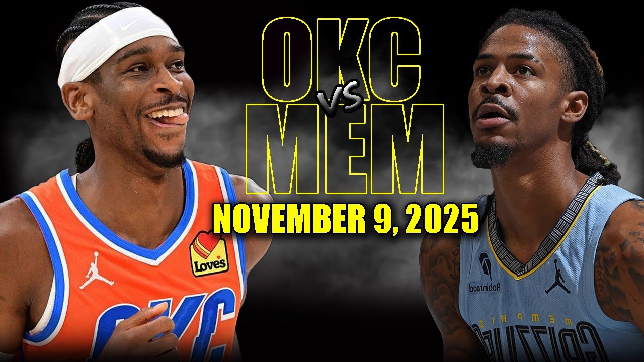 Oklahoma City Thunder vs Memphis Grizzlies | Full Game Highlights – Nov 9, 2025 🏀