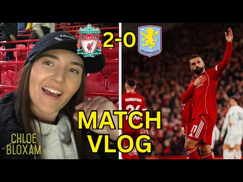 MO SALAH HITS 250 LFC GOALS & LEADS THE REDS BACK TO VICTORY | Liverpool 2-0 Aston Villa |Match Vlog