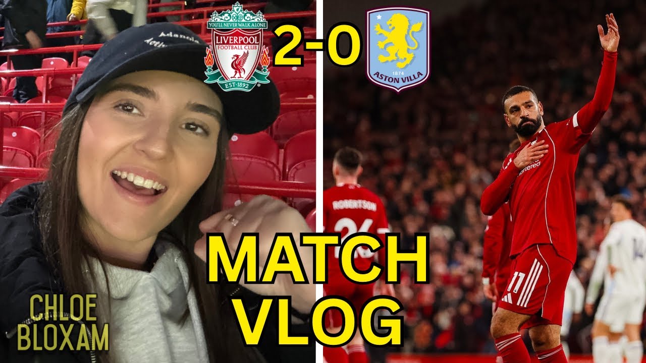 Mo Salah Scores 250 Goals & Leads Liverpool to 2-0 Victory vs Aston Villa ⚽