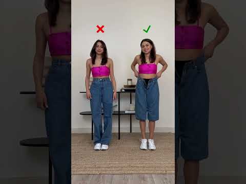 JORTS (jeans shorts) are IN this season! 😱 What do you think? 💖 Daily #shorts about #fashionhacks