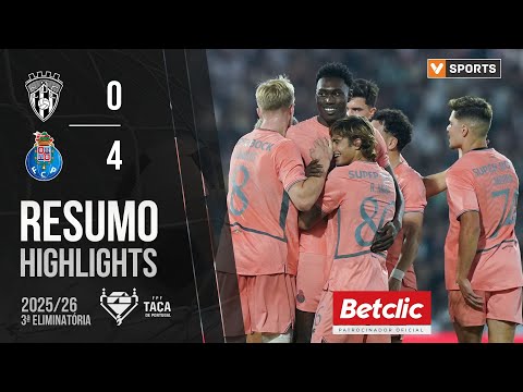 Resumo: Celoricense 0-4 FC Porto (Taça de Portugal 25/26)