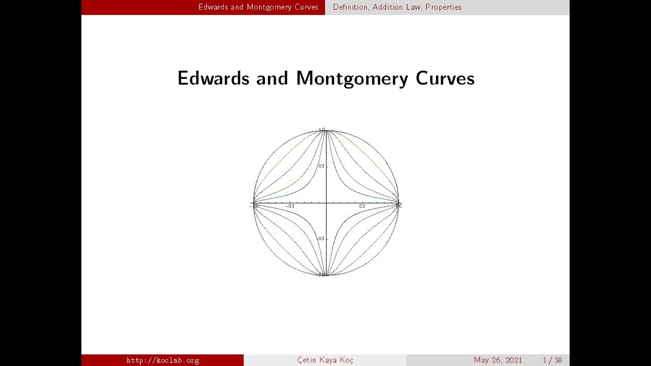 Master Edwards & Montgomery Curves: Definitions, Addition Laws & Key Properties 🔐