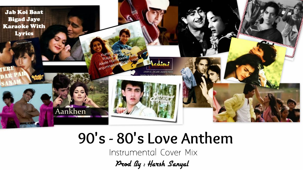 80s & 90s Love Anthem Instrumental Mashup 🎶
