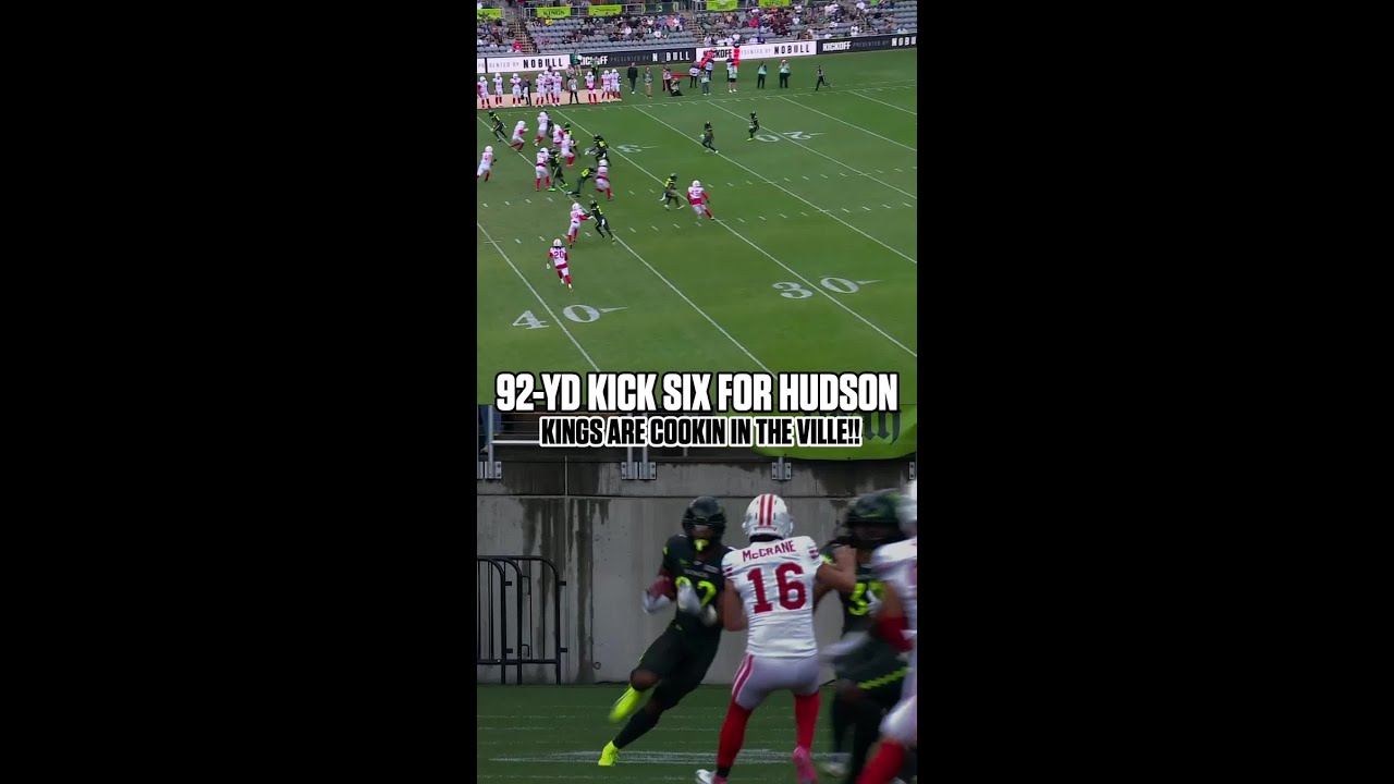 92-Yard Kick Return Scores for Kings π