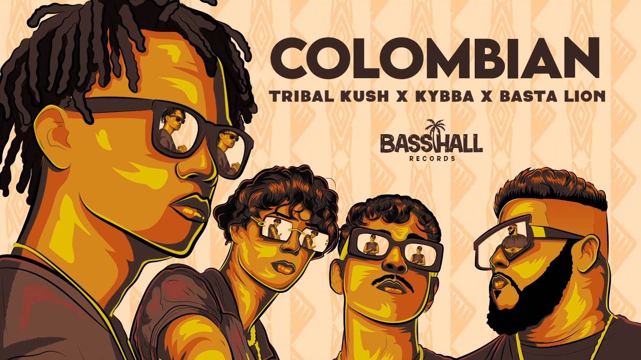 Official Lyric Video for 'Colombian' by Tribal Kush, Kybba & Basta Lion