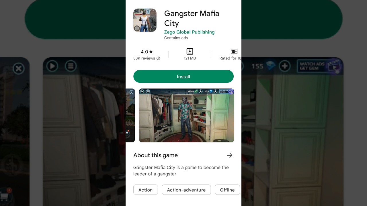 🔥 New Game Release: Gangster Crime Mafia City – Download Now!