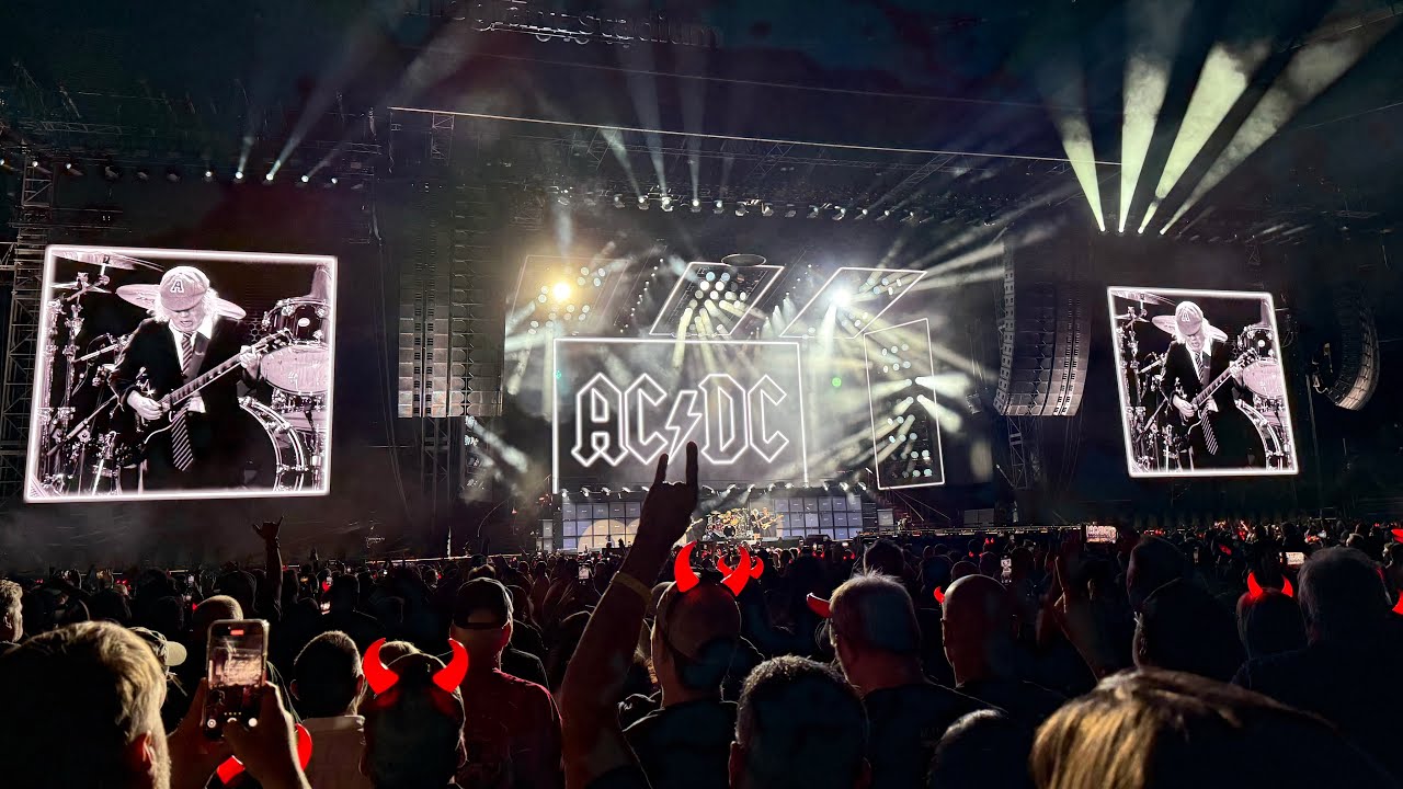 AC/DC - "For Those About to Rock" (in 4K), live in Las Vegas, NV. 4-26-25
