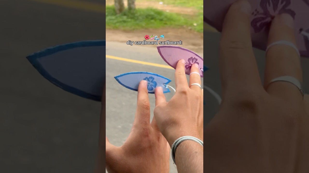 DIY Cardboard Surfboards for Summer 🌊