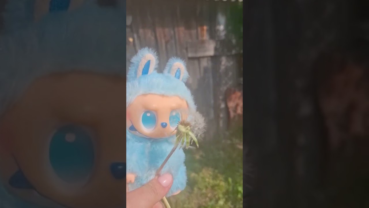 LABUBU 🌬 in Real Life and Flowers