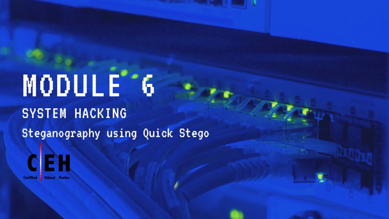 CEHv10 Module 6 Lab 14: Master Image Steganography with Quick Stego 🖼️