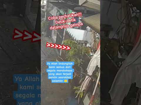 Detik-detik datangnya Gempa 200825 terekam CCTV#shortsvideo#shortsfeed #shortsviral#reels#gempa#fyp