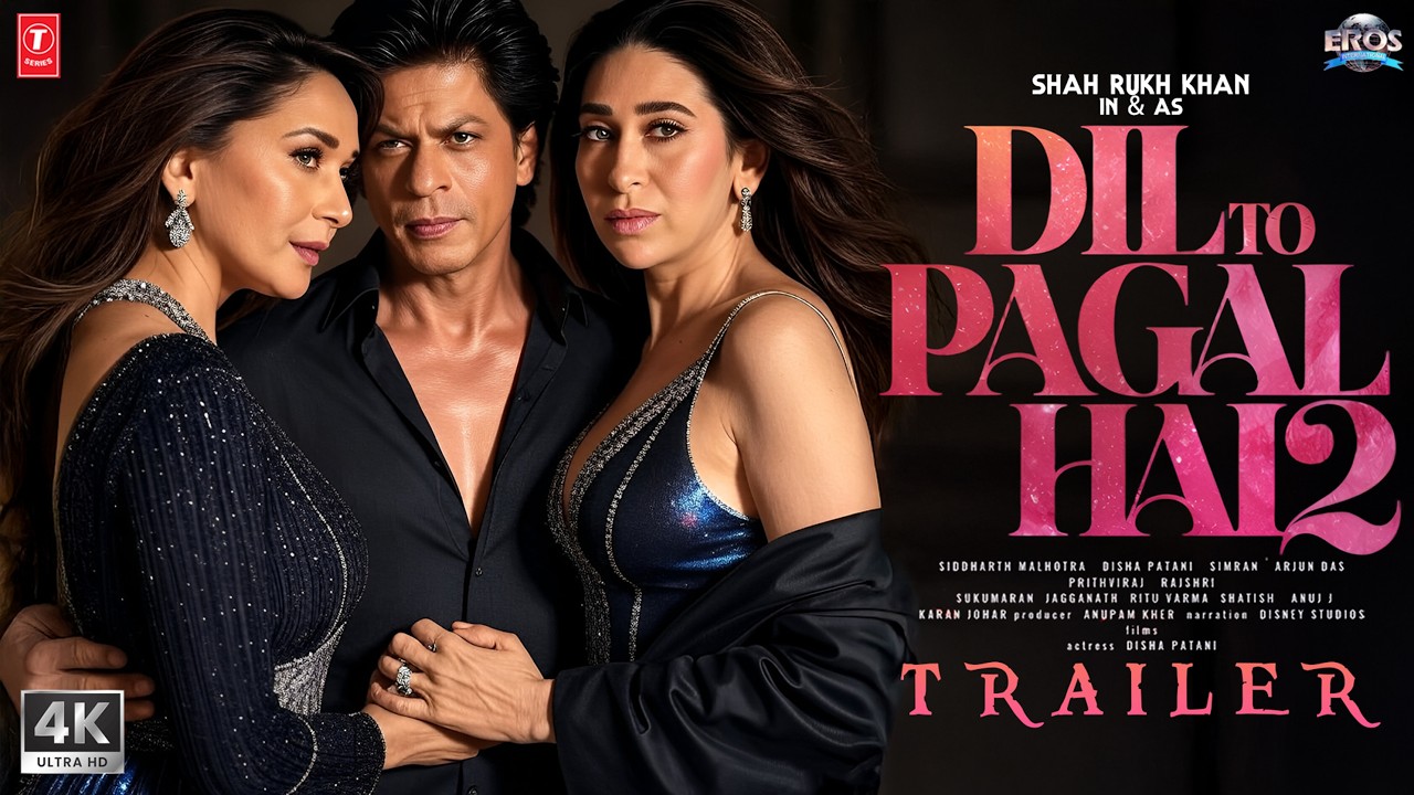 Dil To Pagal Hai 2 - Official Trailer | Shah Rukh Khan, Madhuri Dixit, Karisma Kapoor | New Movie 2025