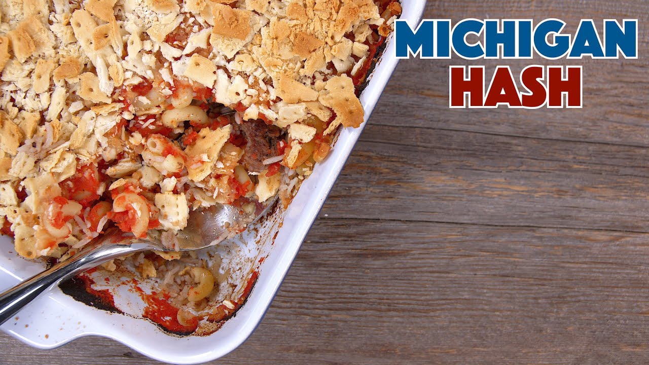 1915 Michigan Hash Larkin Housewives Cookbook ๐