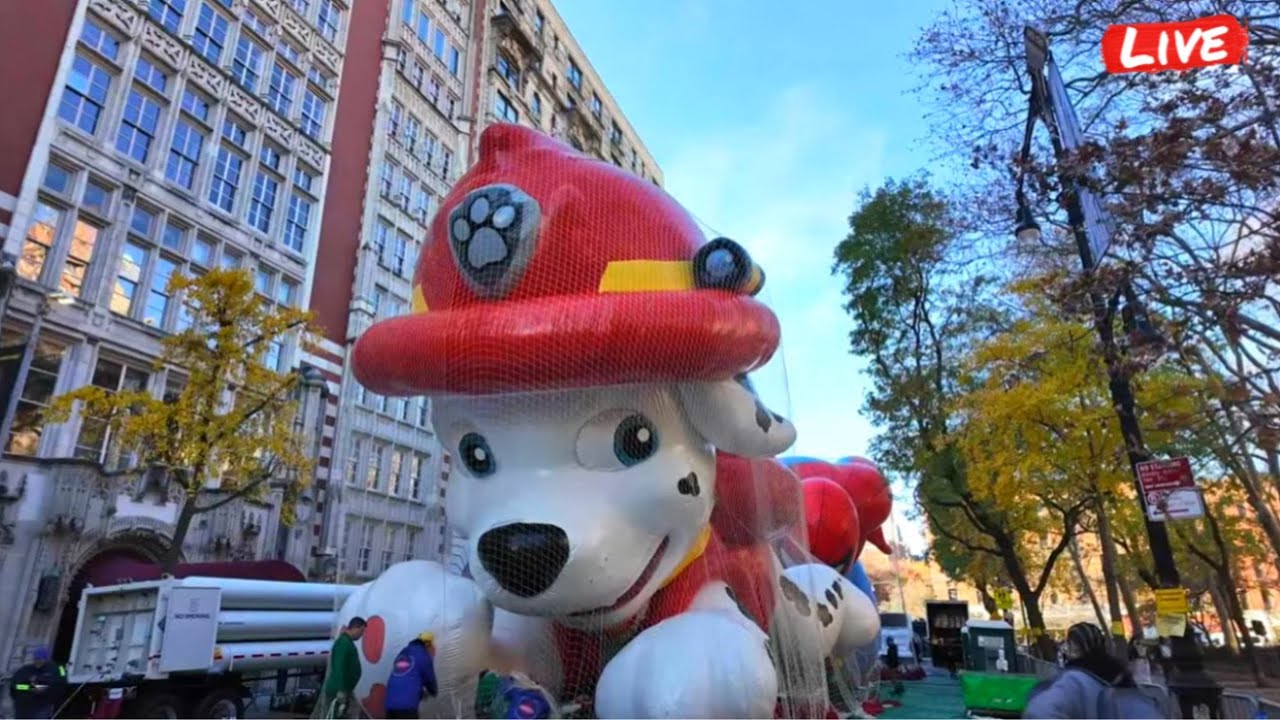 NYC Macy’s Thanksgiving Parade Balloon Inflation 2025 🎈