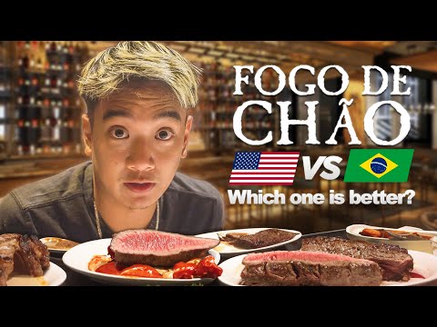 Fogo de Chão - USA vs Brazil - All You can eat Steak