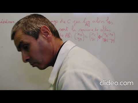 Coordonnées de l'image d'un point par une translation de vecteur donné.