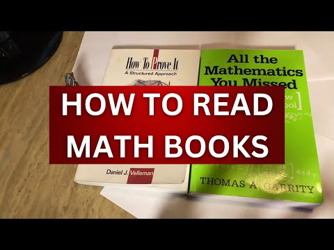 How to Get Better at Reading Math Books