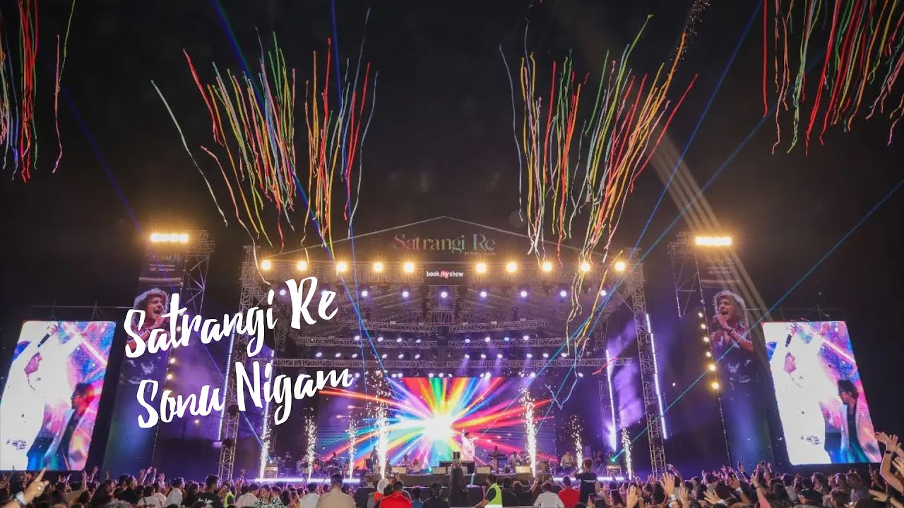 Sonu Nigam Live in Hyderabad 🎶 - Satrangi Re Concert