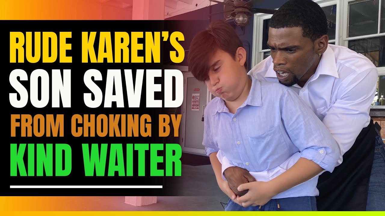 Kind Waiter Saves Choking Boy, Lesson in Karma