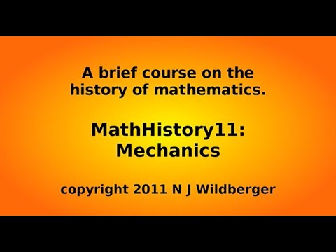Mechanics and the solar system | Math History | NJ Wildberger