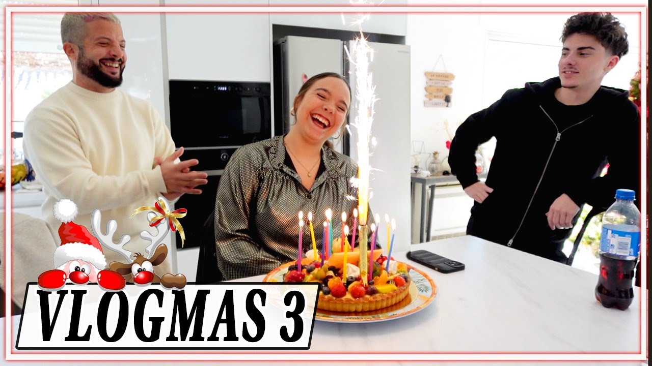 VLOGMAS 3 : Surprise d'anniversaire de Jen et Cadeaux Épatants 🎁