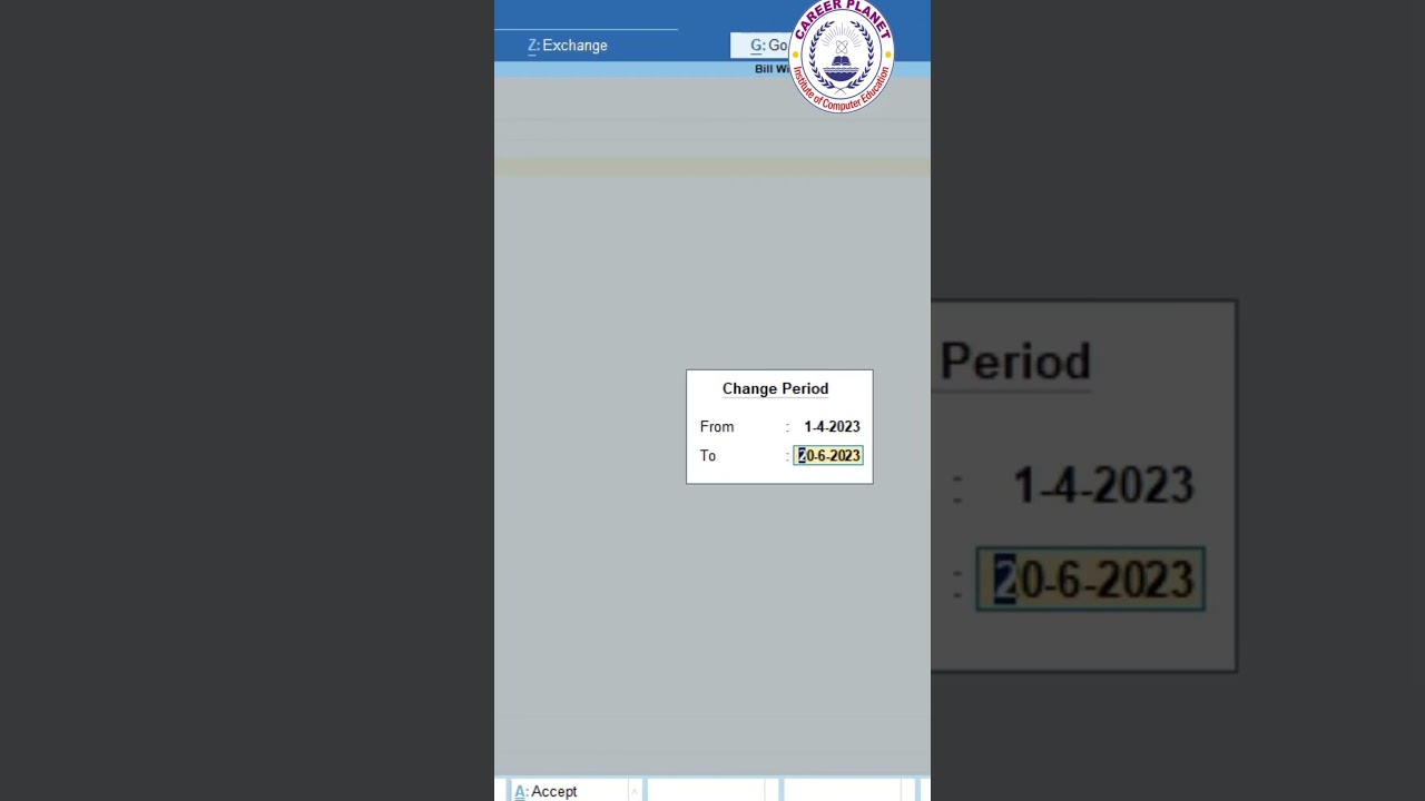 Exporting Party Ledger to PDF in Tally Prime