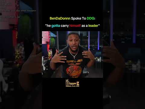 BenDaDonnn says him and DDG chopped it up on the phone for an hour