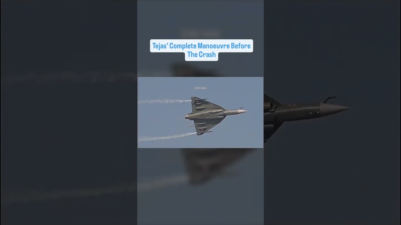 What Happened Before The Tejas Crashed At The Dubai Air Show? | Full Manoeuvre Video